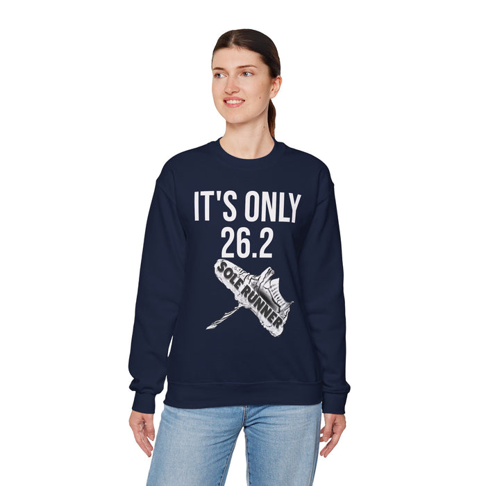 It's Only 26.2: Unisex Heavy Blend™ Crewneck Sweatshirt