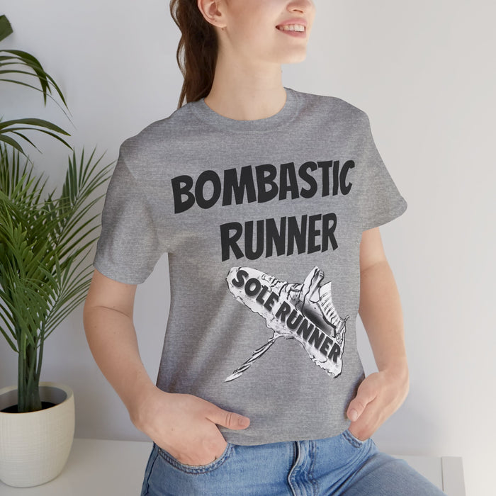 Bombastic Runner: Unisex Jersey Short Sleeve Tee