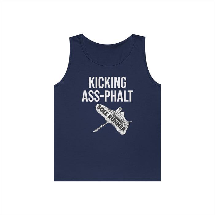 Kicking Ass-Phalt: Unisex Heavy Cotton Tank Top