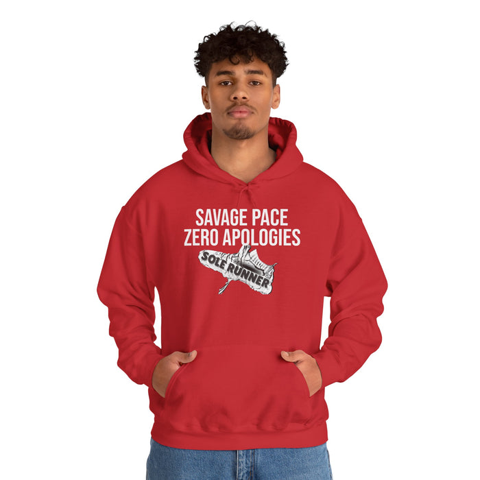 Savage Pace Zero Apologies: Unisex Heavy Blend™ Hooded Sweatshirt
