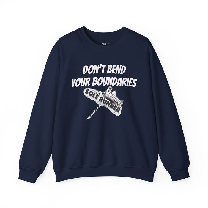 Don't Bend Your Boundaries: Unisex Heavy Blend™ Crewneck Sweatshirt