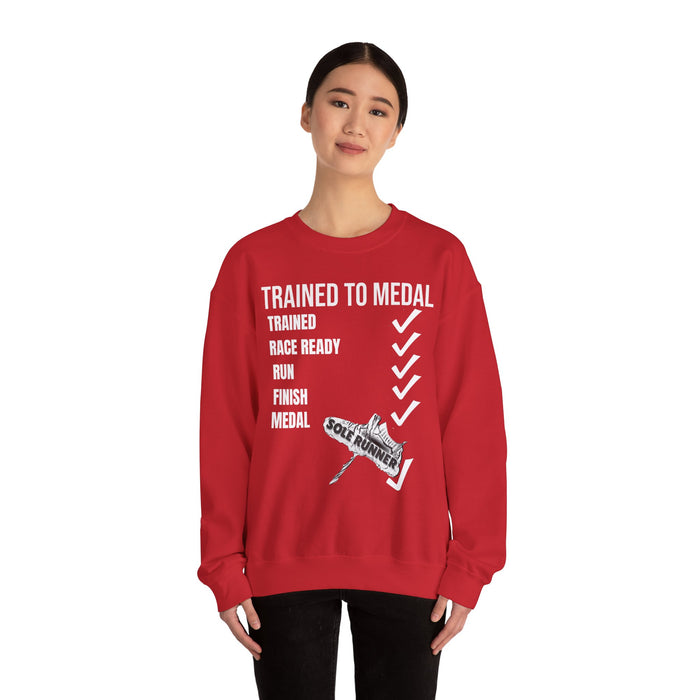 Trained To Medal: Unisex Heavy Blend™ Crewneck Sweatshirt