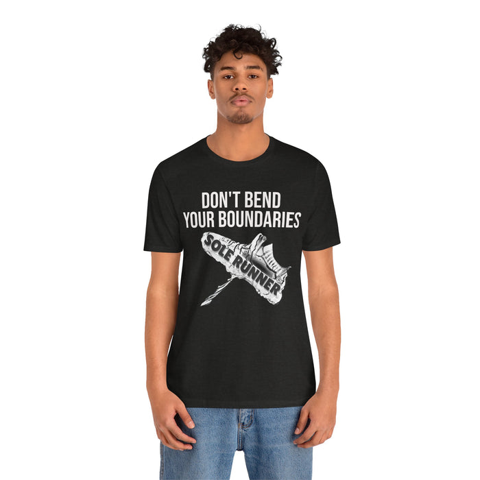 Don't Bend Your Boundaries: Unisex Jersey Short Sleeve Tee