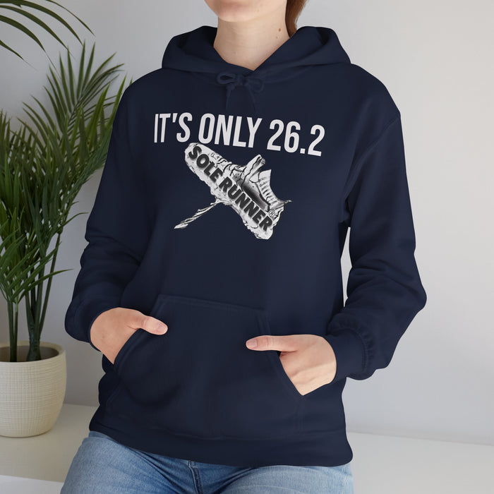 It's Only 26.2: Unisex Heavy Blend™ Hooded Sweatshirt