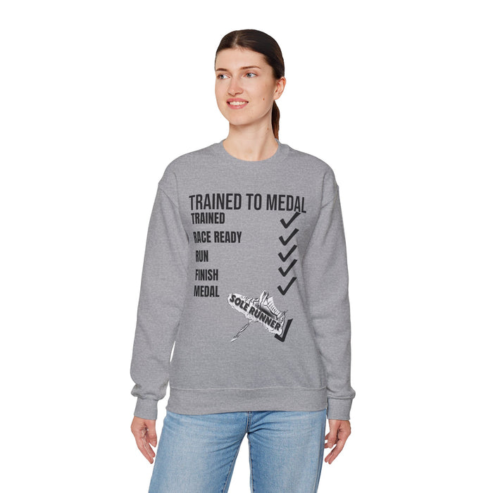 Trained To Medal: Unisex Heavy Blend™ Crewneck Sweatshirt