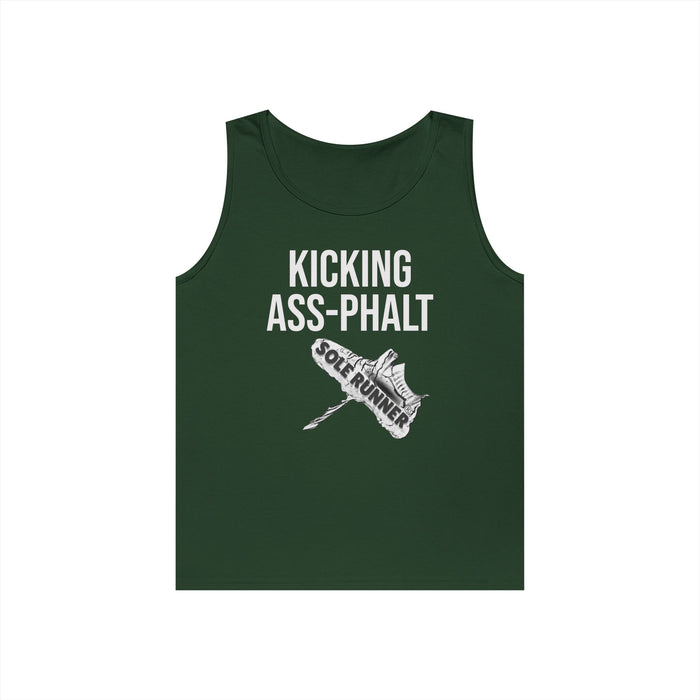 Kicking Ass-Phalt: Unisex Heavy Cotton Tank Top