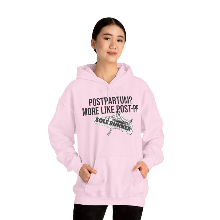 Postpartum? More Like Post-PR: Unisex Heavy Blend™ Hooded Sweatshirt