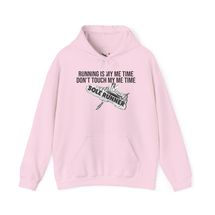 Running Is My Me Time. Don't Touch My Me Time: Unisex Heavy Blend™ Hooded Sweatshirt