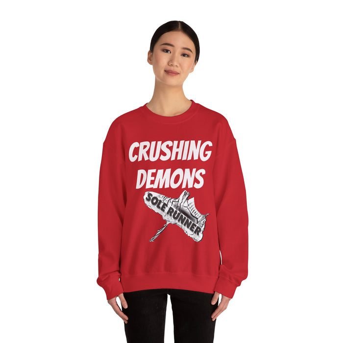 Crushing Demons: Unisex Heavy Blend™ Crewneck Sweatshirt