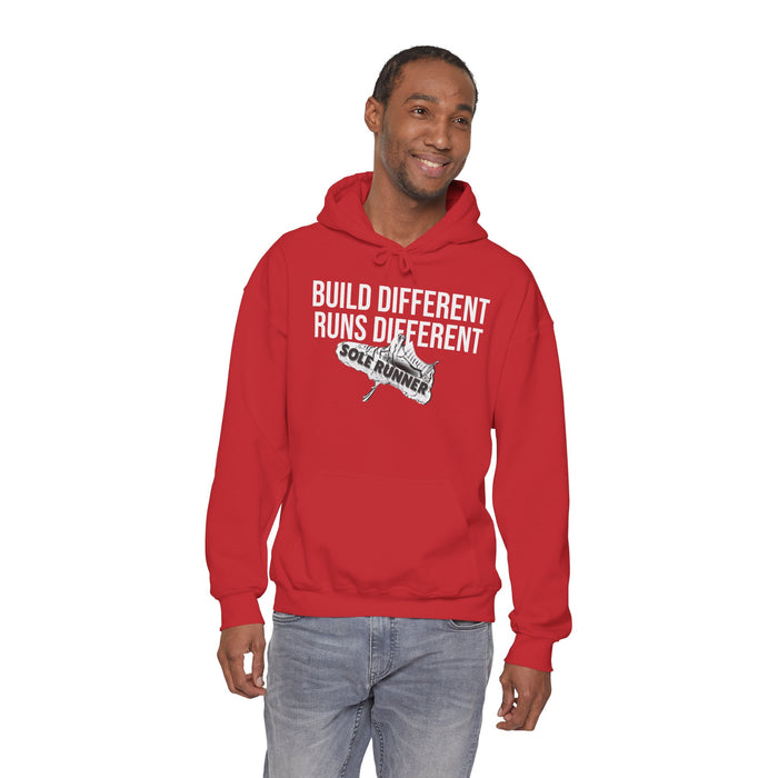 Built Different. Runs Different: Unisex Heavy Blend™ Hooded Sweatshirt
