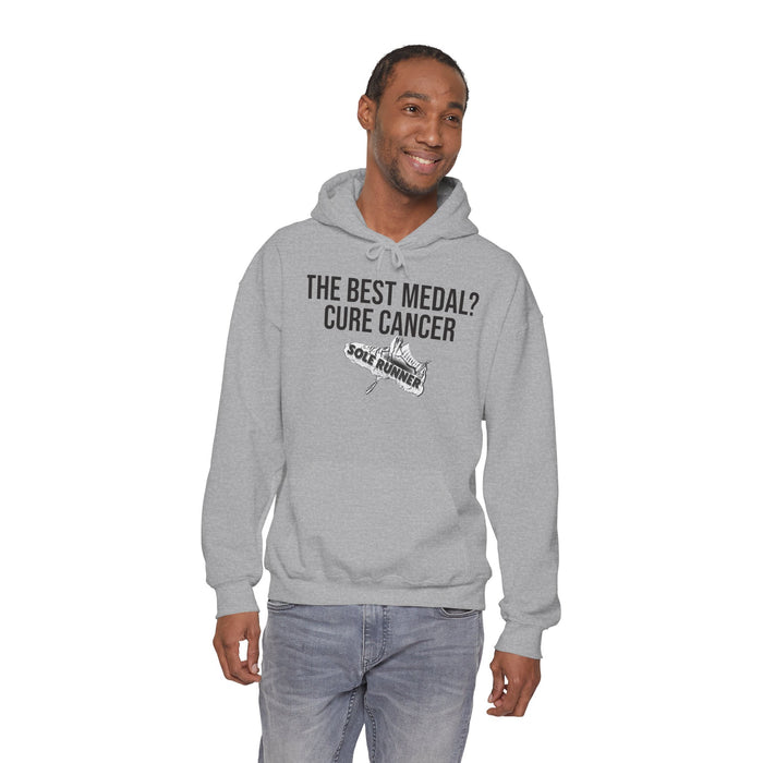 The Best Medal? Cure Cancer: Unisex Heavy Blend™ Hooded Sweatshirt