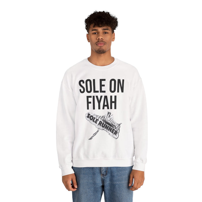 Sole On Fiyah: Unisex Heavy Blend™ Crewneck Sweatshirt