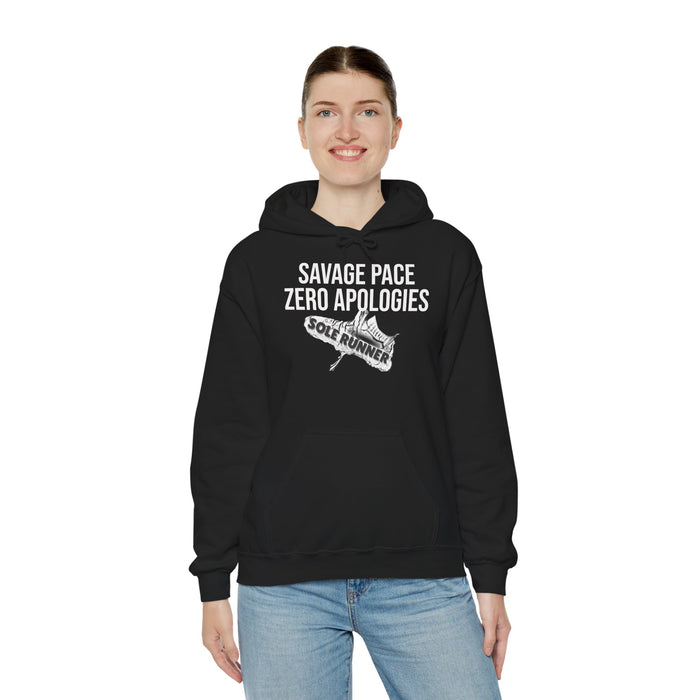 Savage Pace Zero Apologies: Unisex Heavy Blend™ Hooded Sweatshirt