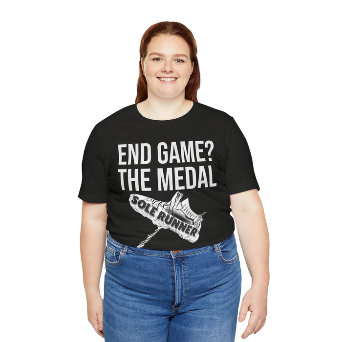End Game? The Medal: Unisex Jersey Short Sleeve Tee