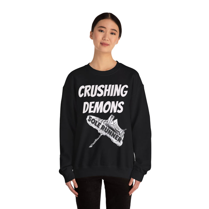 Crushing Demons: Unisex Heavy Blend™ Crewneck Sweatshirt
