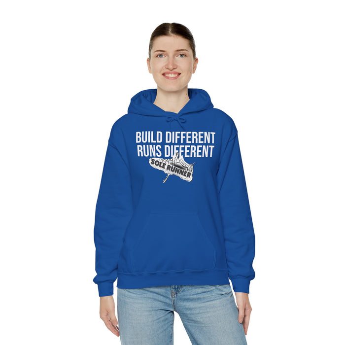 Built Different. Runs Different: Unisex Heavy Blend™ Hooded Sweatshirt