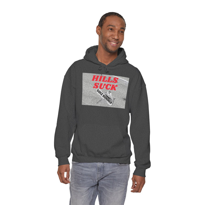 Hills Suck: Unisex Heavy Blend™ Hooded Sweatshirt