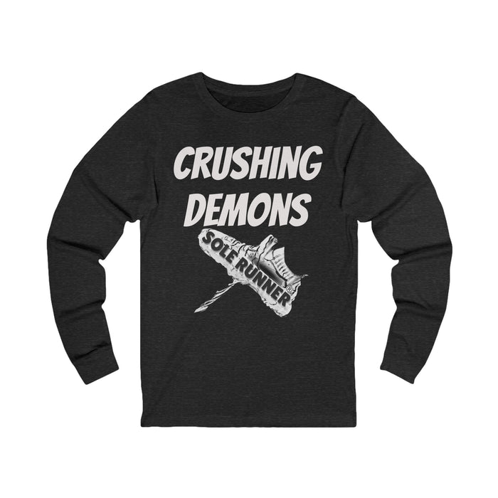 Crushing Demons: Unisex Jersey Long Sleeve Tee