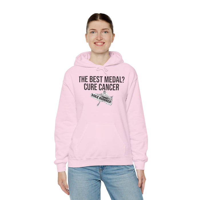 The Best Medal? Cure Cancer: Unisex Heavy Blend™ Hooded Sweatshirt