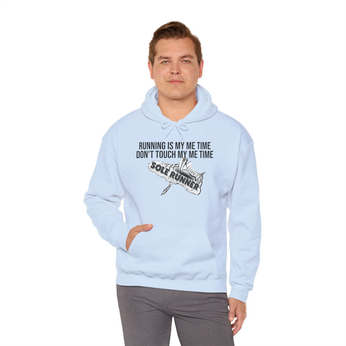 Running Is My Me Time. Don't Touch My Me Time: Unisex Heavy Blend™ Hooded Sweatshirt