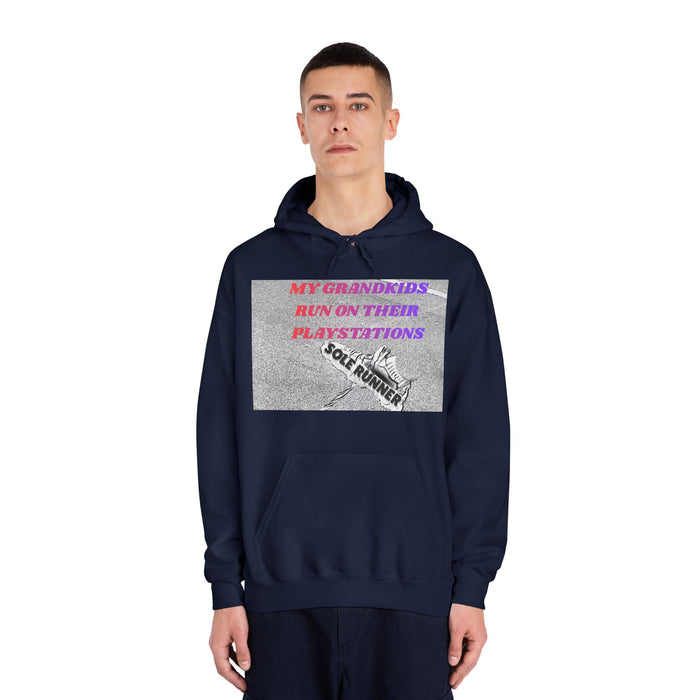 My Grandkids Run On Their Playstations: Unisex DryBlend® Hooded Sweatshirt