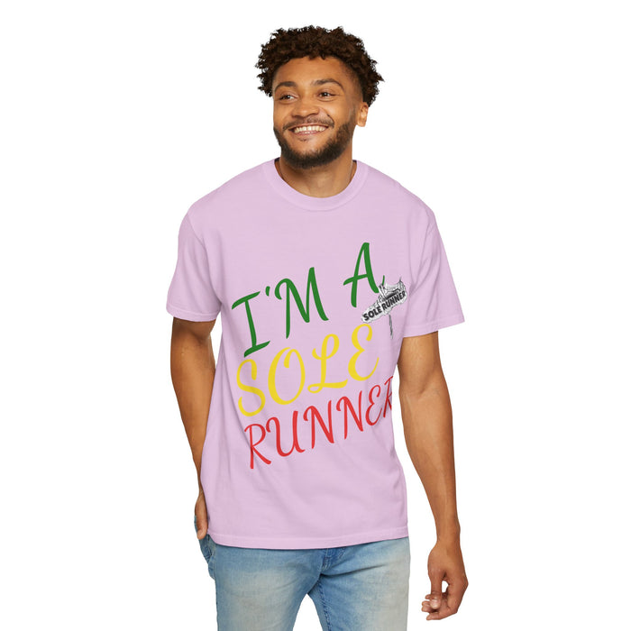 I'm Sole Runner®-Rasta Colors: Unisex Garment-Dyed T-shirt