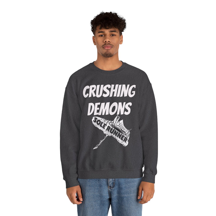 Crushing Demons: Unisex Heavy Blend™ Crewneck Sweatshirt