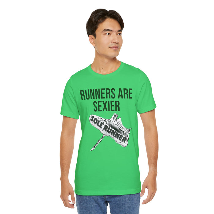 Runners Are Sexier-Sole Runner®:Unisex Jersey Short Sleeve Tee