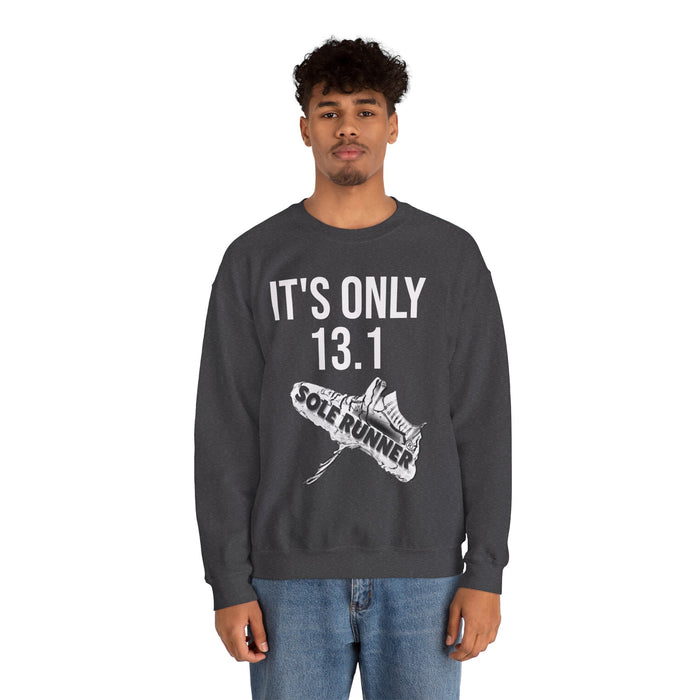 It's Only 13.1: Unisex Heavy Blend™ Crewneck Sweatshirt
