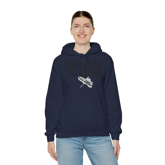 Every Stride Has A Story: Unisex Heavy Blend™ Hooded Sweatshirt