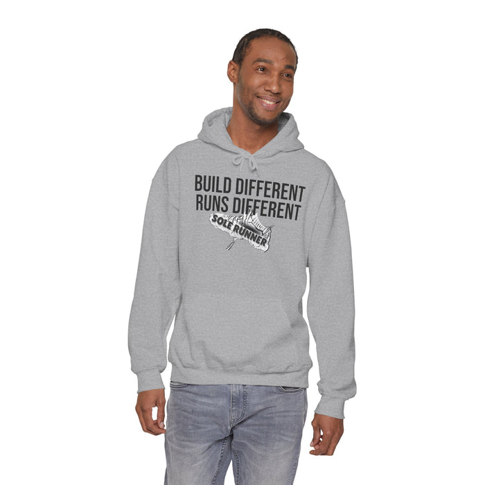Built Different. Runs Different: Unisex Heavy Blend™ Hooded Sweatshirt