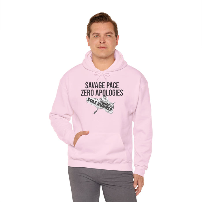 Savage Pace Zero Apologies: Unisex Heavy Blend™ Hooded Sweatshirt