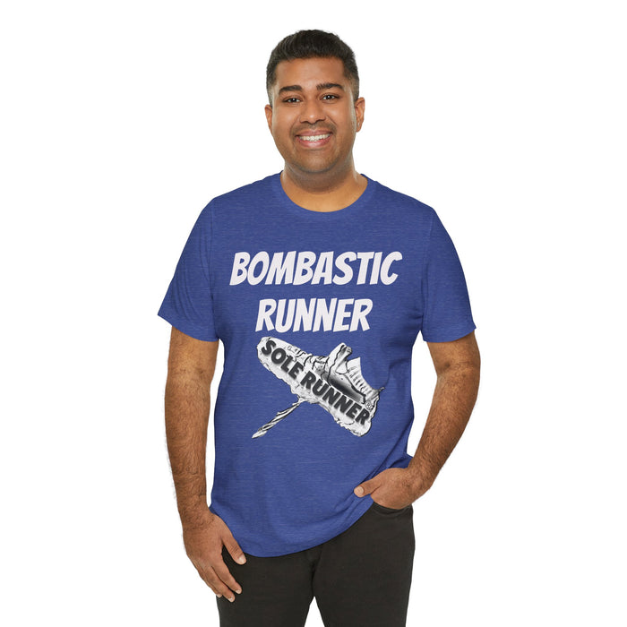 Bombastic Runner: Unisex Jersey Short Sleeve Tee