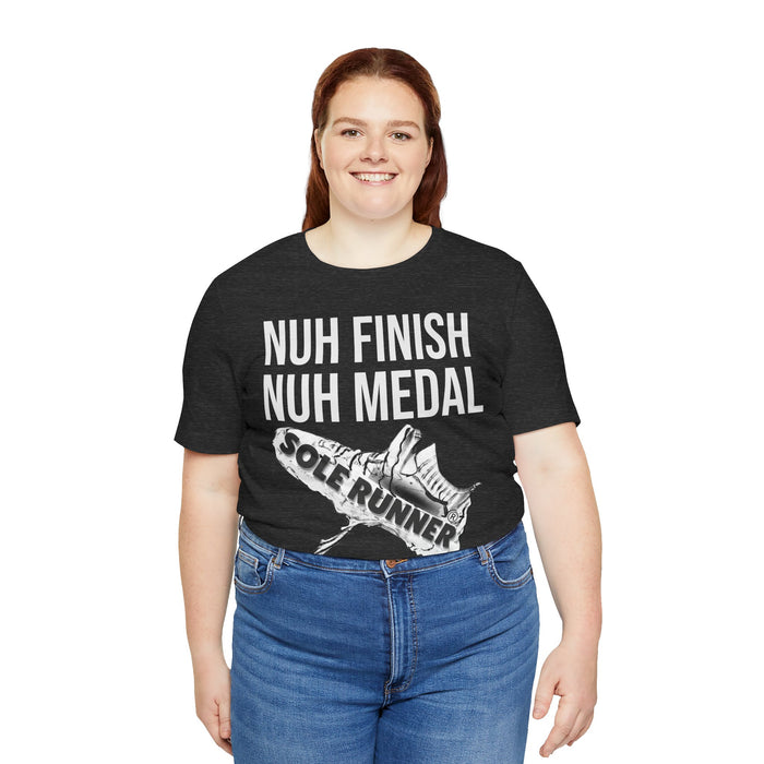 Nuh Finish Nuh Medal: Unisex Jersey Short Sleeve Tee