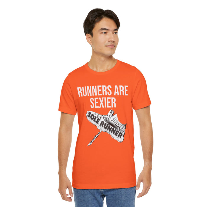 Runners Are Sexier-Sole Runner®:Unisex Jersey Short Sleeve Tee