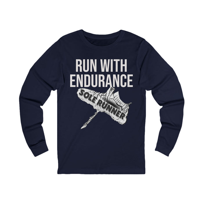 Run With Endurance: Unisex Jersey Long Sleeve Tee