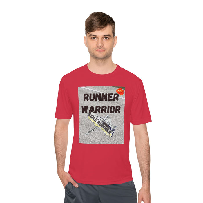 Runner Warrior-Whimsical Moisture Wicking Unisex T-Shirt For Runners