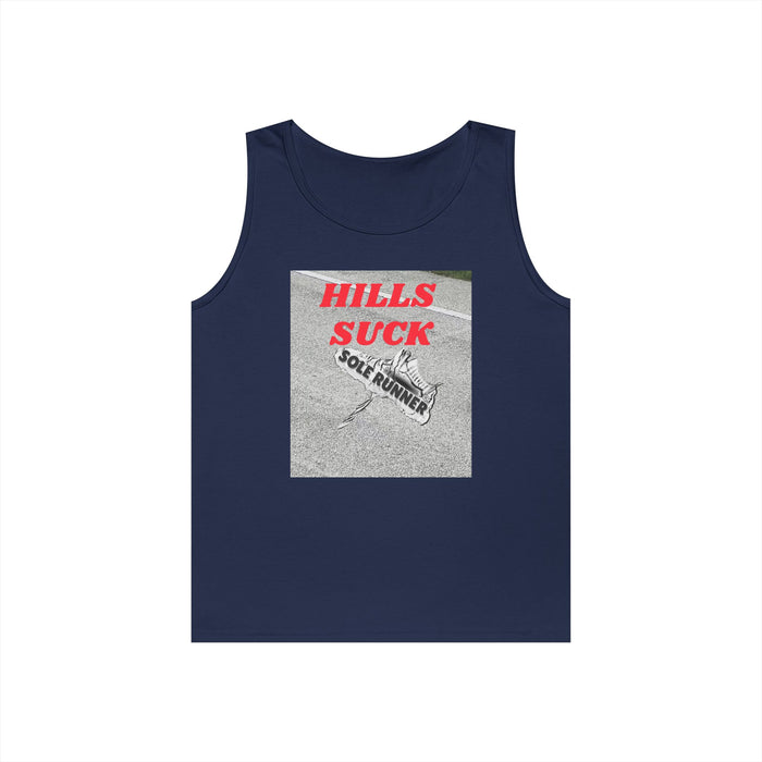 Hills Suck: Unisex Heavy Cotton Tank Top
