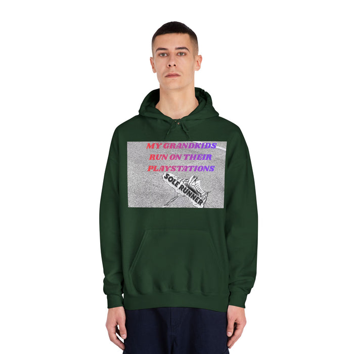 My Grandkids Run On Their Playstations: Unisex DryBlend® Hooded Sweatshirt