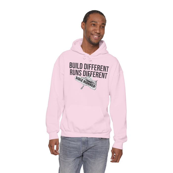 Built Different. Runs Different: Unisex Heavy Blend™ Hooded Sweatshirt