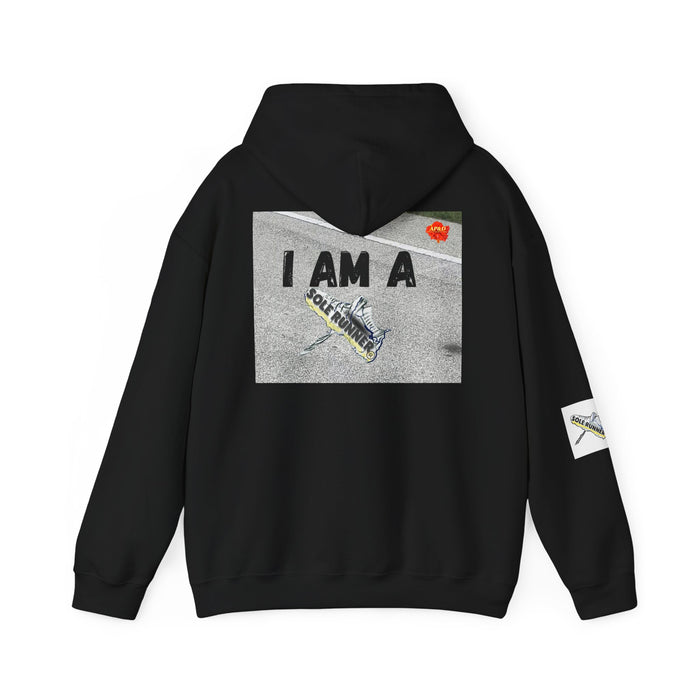 I Run I Walk I Slay Miles-Whimsical Moisture Wicking Hoodie For Runners