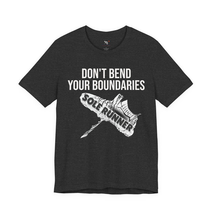 Don't Bend Your Boundaries: Unisex Jersey Short Sleeve Tee
