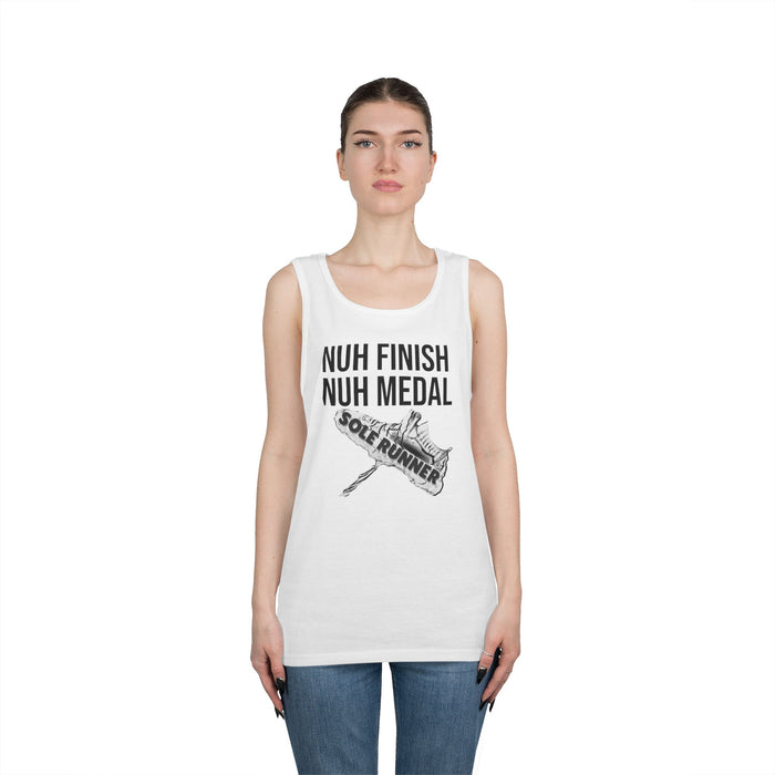 Nuh Finish Nuh Medal: Unisex Heavy Cotton Tank Top