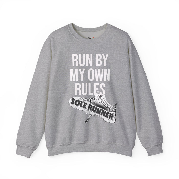 Run By My Own Rules: Unisex Heavy Blend™ Crewneck Sweatshirt