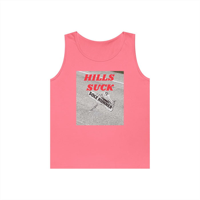 Hills Suck: Unisex Heavy Cotton Tank Top