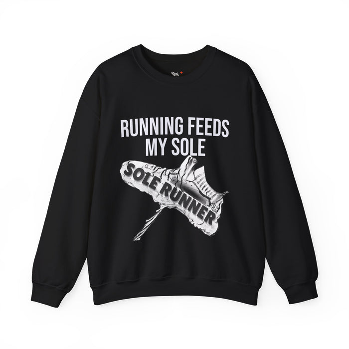 Running Feeds My Sole: Unisex Heavy Blend™ Crewneck Sweatshirt