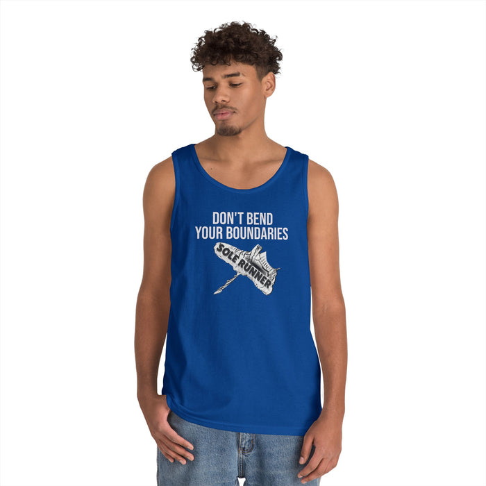 Don't Bend Your Boundaries: Unisex Heavy Cotton Tank Top