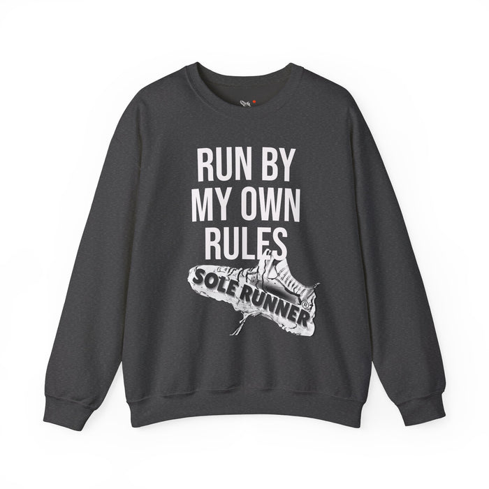 Run By My Own Rules: Unisex Heavy Blend™ Crewneck Sweatshirt