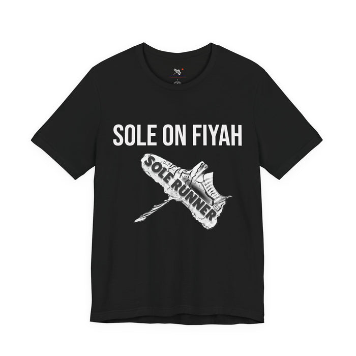 Sole On Fiyah: Unisex Jersey Short Sleeve Tee