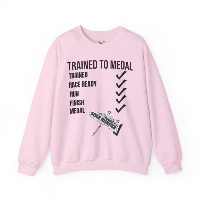 Trained To Medal: Unisex Heavy Blend™ Crewneck Sweatshirt